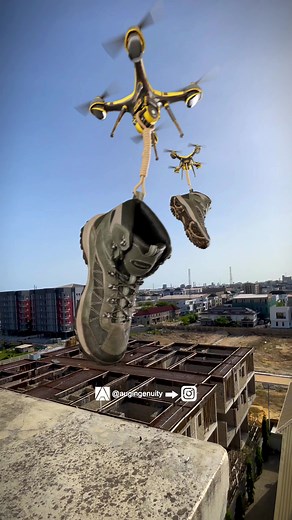 Creative Flying Shoe Animation Video