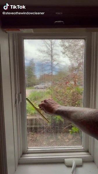 I was having fun with this yesterday. The new iPhone 12 Pro Max has a sweet camera #fyp #windowcleaning #satisfying #oddlysatisfying
