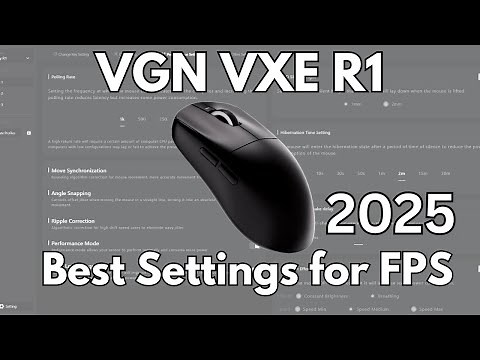 Best VGN VXE R1/Pro Mouse Settings for Peak Performance | Works for SE, R1 PRO, & Pro Max Models