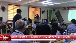 National School Building Inventory, naisagawa na ng DepEd Angeles City. Yan ang balita ni Lithos Sto Domingo. | DepEd Regional Office III
