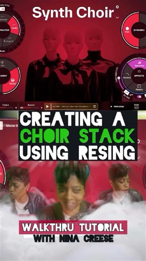Nina Creese on Instagram: "🎤✨ CHOIR STACKS FROM ONE VOCAL?! Using ReSing by IK Multimedia, I turned a single vocal into a full choir. One take → harmonies, layers, movement… ALL AI. 🤯🔥 Singer-songwriters & producers: you NEED this in your workflow. Save this for later + tag someone who loves vocal sauce! 👇🎶 #ReSing #IKMultimedia #ninacreese"