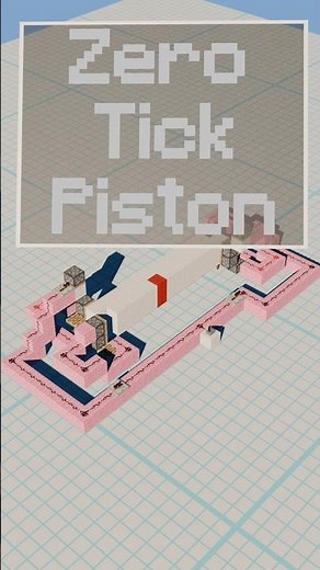 zero Tick Piston Feed Tape: #minecraft #minecraftbuilding #minecraftasmr #minecraftguide #redstone