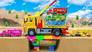 DIY Mini Bulldozer in Action: Building a Concrete Road with Your Own Tractor! 🚜🛠️ | Kids Toy TV