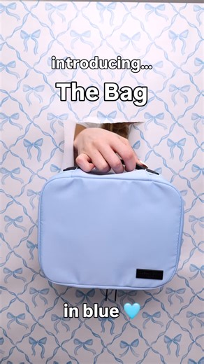 Clean Skin Club on Instagram: "Unwrapped, unpacked, and ready to travel 💙 The Blue Bag is here to hold your everyday skincare essentials! Shop it now via the link in our bio ✨ #cleanskinclub #skincare #newproduct #giftideas"