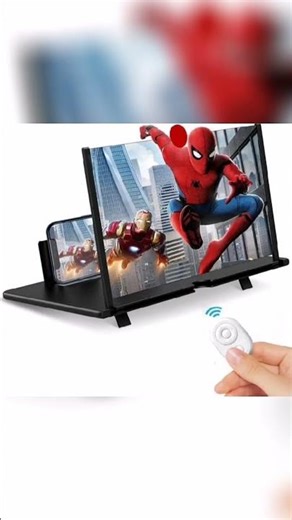 Big screen Black Portable Video Amplifier Screen for Phone #shorts