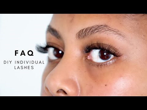 DIY INDIVIDUAL LASHES PART 2: FAQ and How to Maintain, Wash, Re-fill, Remove, etc| Sharatia Banks
