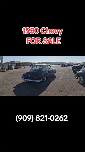Richard Romero on Instagram: "FOR SALE $13K OBO 1950 Chevy two-door sedan this car is equipped with a newer 250 inline 6 motor accompanied by a 350 automatic transmission open drive with highway gears rear end also has brand new CPP disc brake setup in the front she stops very well it also has brand new wiring from front to back all 12 volt car has brand new 15-in Coker white wall tires new radiator new door panels lots of new engine components is car runs drives and stops she still needs some T