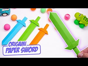 Easy origami sword || How to make paper sword