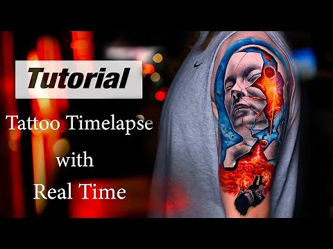 Unlimited Universe - Tattoo Timelapse with Real Time