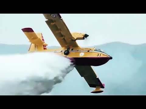 De Havilland Aircraft Canada ltd Launches DHC-515 Firefighter, amphibious aircraft (B-Roll video)