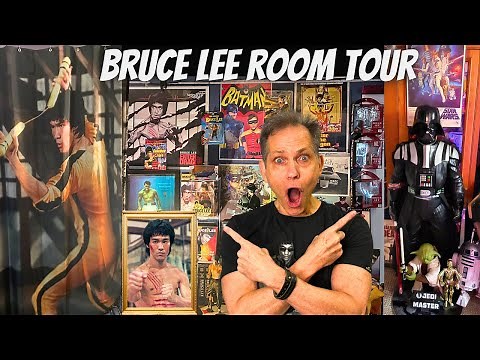 BRUCE LEE and Pop Culture Collectibles Room Tour!