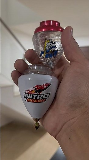 Combinación de un trompo Nitro speed con trompo turbo flash #trompos #tricks #spintop #peonza