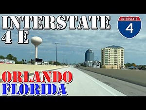I-4 East - Orlando to Daytona Beach - Florida - 4K Highway Drive