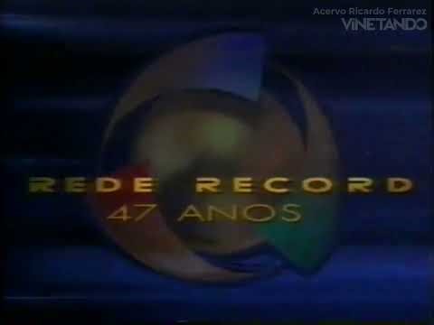Rede Record | Vinheta comemorativa 47 Anos + Classificação indicativa (2000)