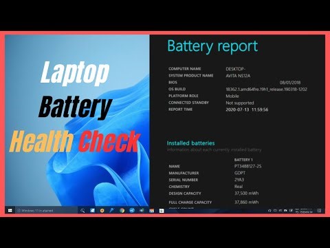 Laptop Battery Health CHECK Made Easy | Laptop Battery Check With cmd Command