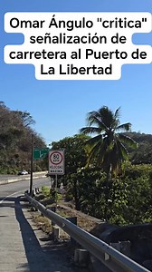 5.2M views · 10K reactions | Omar Ángulo subió un video donde ironiza la señalización vial en carretera al Puerto de La Libertad | Quezalte News | Facebook