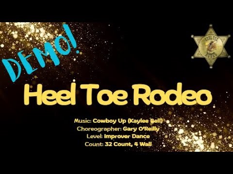 Heel Toe Rodeo - Line Dance Demo