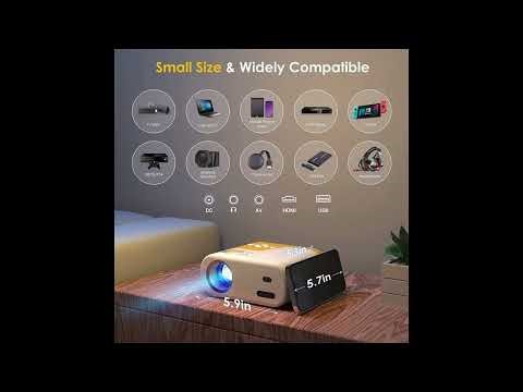 Best Mini Projector for Smartphone 2026 Budget P64 LED Projector Review