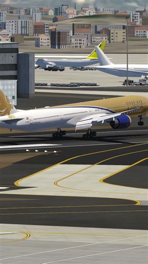 Aerofly FS Global | Boeing 777 Gulf Air Smooth Landing at Mumbai Airport | Realistic Cockpit View