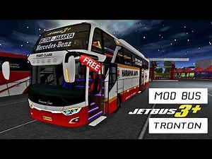 MOD BUS JB3 SHD TRONTON LED + LIVERY PACK | MOD BUSSID TERBARU | BUS SIMULATOR INDONESIA (BUSSID)