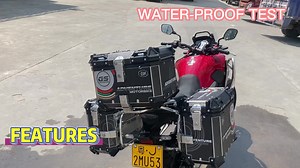 38L Motorcycle Side Tail Boxes Black Silver Aluminum Alloy Case Box Set Waterproof Trunk for KAWASAKI YAMAHA HONDA SUZUKI