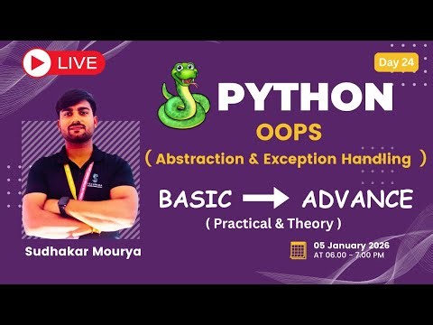 Most Confusing Python Topics Made Easy 😱 | Abstraction & Exception Handling