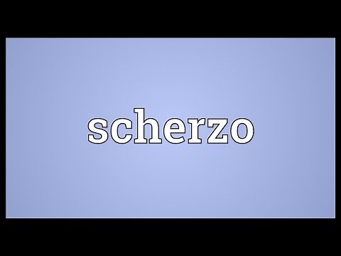Scherzo Meaning