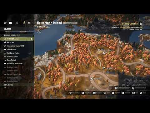 SnowRunner | Drummond Island MI | Full Map (No Garage here - Travel through tunnels)