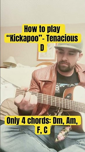 Easy song to learn on guitar “Kickapoo”-Tenacious D #guitar #fyp #musician #tenaciousd