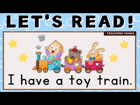 LET'S READ! | PRACTICE READING ENGLISH | SIMPLE SENTENCES FOR KIDS | LEARN TO READ | TEACHING MAMA