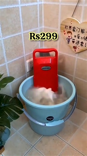 Bucket washing machine #besthomegadgets #bucketwashingmachine #coolgadgets #reelsviral