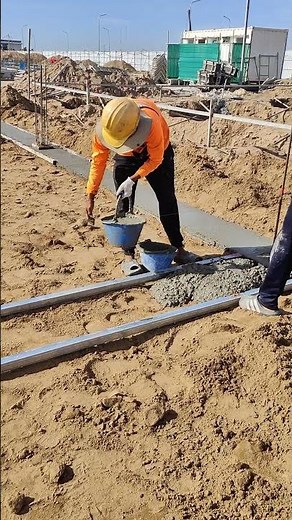 Mixing and Pouring Blinding Concrete By Hand! 👷‍♂️