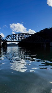 Hawkesbury River Railway Bridge♥️ Originally built in 1889,it was replaced in 1946🇦🇺 #heritage #bridge #travel #highlights #followers #explore #australia | Touring Places