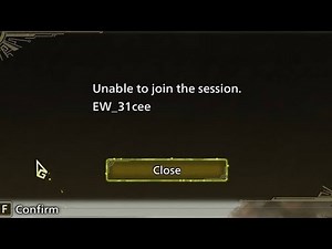 Fix EW_31cee Unable to Join Session / Unable to Join Friends Error in Monster Hunter Wilds
