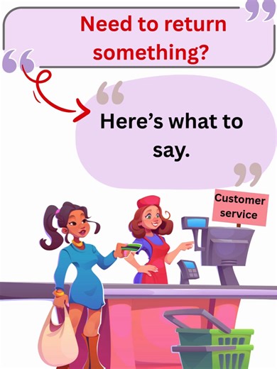 How to return anything in English ( Fast and Easy phrases) #LearnEnglish #RealEnglish #EnglishConversation #ShoppingEnglish #EnglishAtTheMall #EnglishWithSubtitles #EnglishListening #EverydayEnglish #HocTiengAnh #TiengAnhGiaoTiep #TiengAnhThucTe