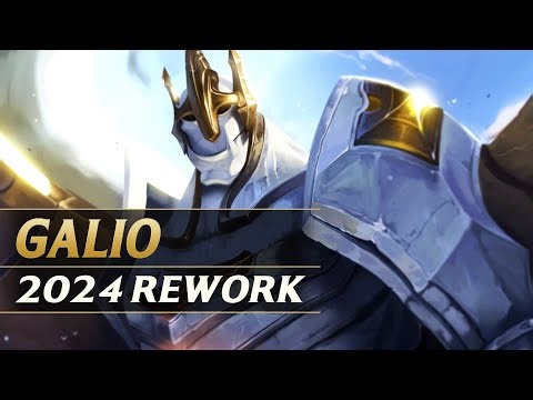 GALIO 2024 REWORK Gameplay - League of Legends