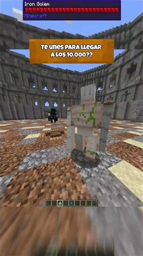 IRON GOLEM vs WARDEN! ⚔️ Who will win? #Shorts