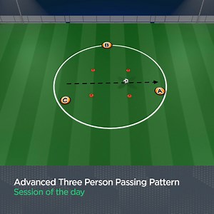 240K views · 564 reactions | Today's session is a passing pattern... ⚽️‍ Learn more about this practice through the link in the comments. | SportSessionPlanner.com | Facebook