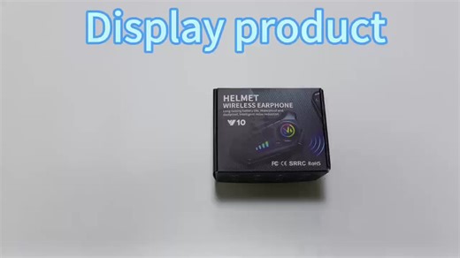 Waterproof IPX6 Bluetooth Headset Y10 with AI Voice Assistant for Motorcycle Helmet