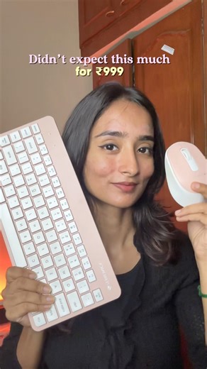 Which is the best wireless keyboard and mouse combo under ₹1000? #ganithaofficial #amazonfinds #tech