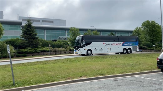 Our coach for the week. Let's roll. Jim is our host driver. #CrochetAdventures | The Crochet Crowd