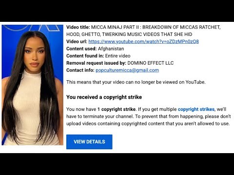 MICCA MINAJ III : IMAGINE GETTING STRUCK FOR MUSIC NO ONE HEARD CUZ THE ARTIST WAS PUT ON THE SHELF