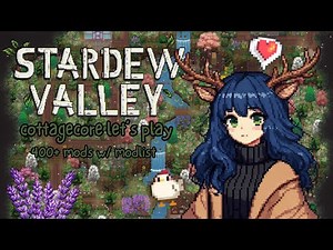 cottagecore stardew valley with 350+ aesthetic mods [ep.7] ♡ ˎˊ˗