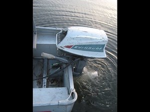 1965 Evinrude 18hp Fastwin outboard motor