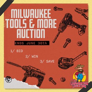 Milwaukee Tools & More Online Auction NOW LIVE ⏳ All items start at...
