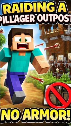 Can I Raid a Pillager Outpost With No Armor?