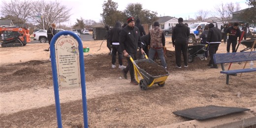 Building togetherness: Local organizations, Texas Tech football partner for MLK day of service