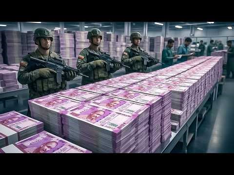 How India Prints Billions of Rupees Every Day | Full Factory Process #factory #money