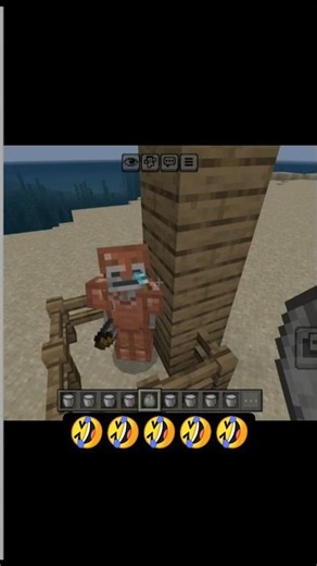 crazy skeleton 💀 #minecraft