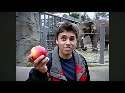 me at the zoo by AI 😂